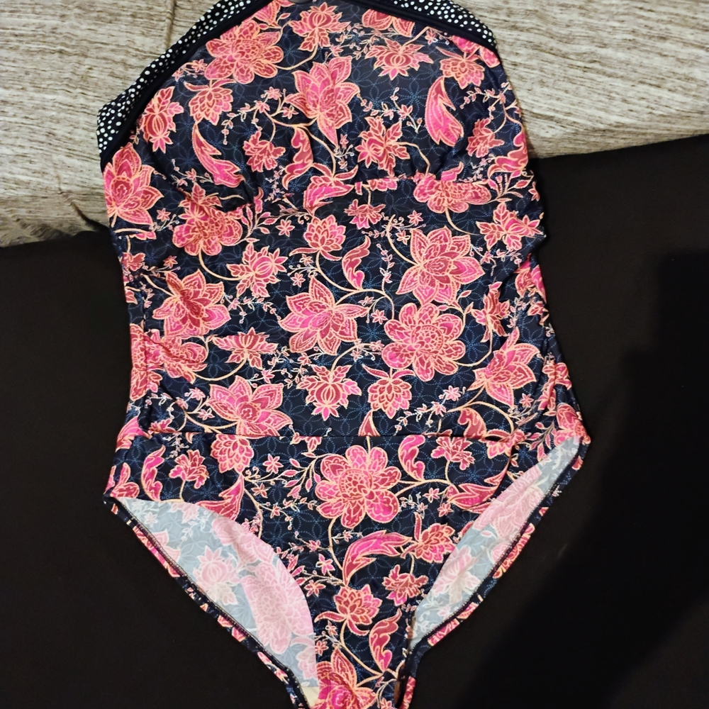 Merona Floral One-Piece Swimsuit